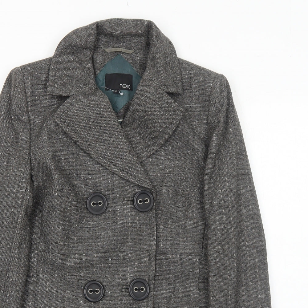 NEXT Womens Grey Wool Jacket Blazer Size 10