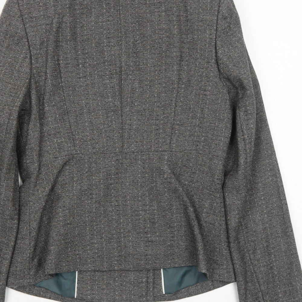 NEXT Womens Grey Wool Jacket Blazer Size 10