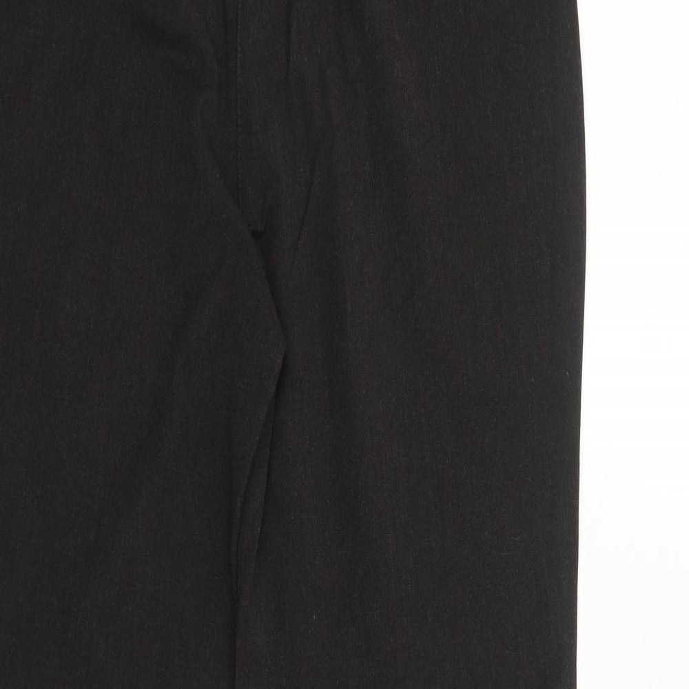 Per Una Womens Brown Polyester Trousers Size 10 Regular Zip