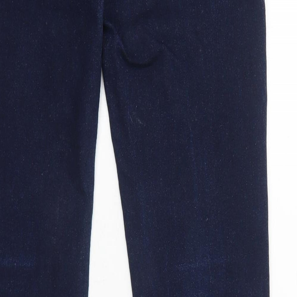 Miss Grace Jeans Womens Blue Cotton Skinny Jeans Size 12 Regular Zip