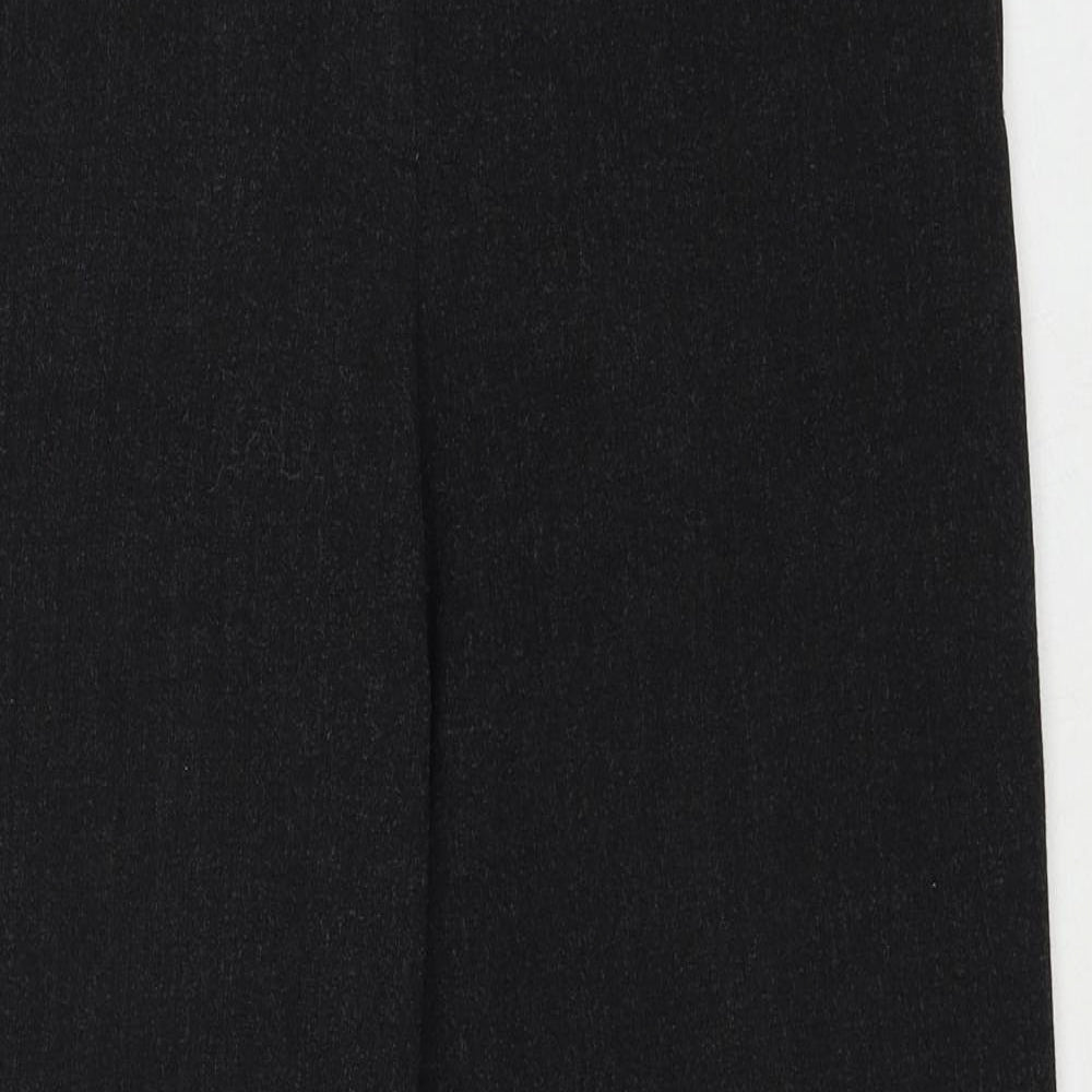 Gerry Weber Womens Black Polyester Trousers Size 12 Regular Zip