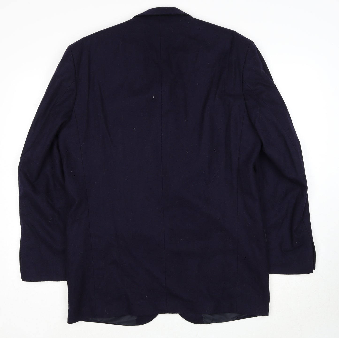 BHS Mens Blue Wool Jacket Suit Jacket Size 40 Regular