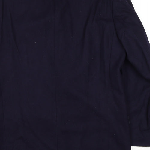 BHS Mens Blue Wool Jacket Suit Jacket Size 40 Regular