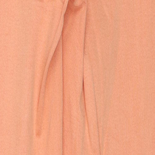 Marks and Spencer Womens Orange Cotton Skinny Jeans Size 8 Regular Zip