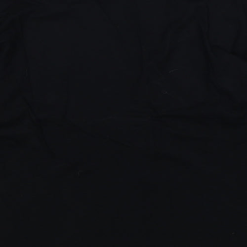 Red Herring Womens Black Viscose Basic Blouse Size 10 V-Neck - Lace Detail