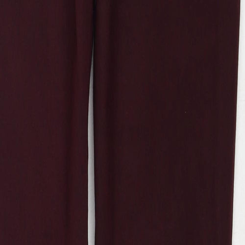 Topshop Womens Red Cotton Skinny Jeans Size 30 in L32 in Regular Zip