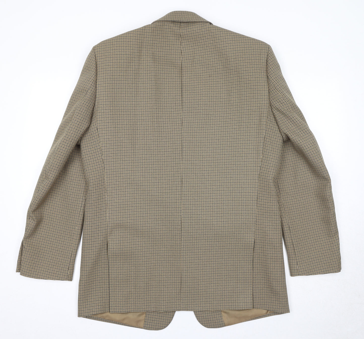 First Impressions Mens Gold Geometric Polyester Jacket Suit Jacket Size 40 Regular