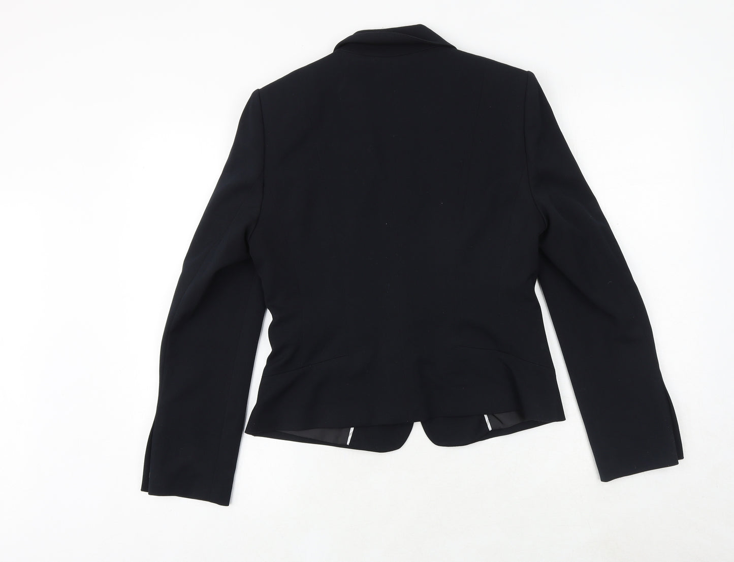 Marks and Spencer Womens Black Jacket Blazer Size 10 Button