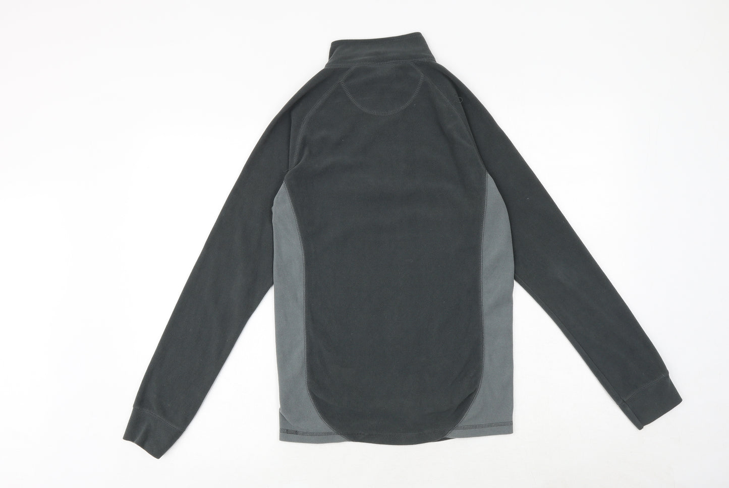 Trespass Womens Grey Colourblock Polyester Pullover Sweatshirt Size S Zip