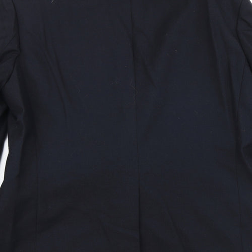 St Michael Mens Blue Polyester Jacket Suit Jacket Size 42 Regular