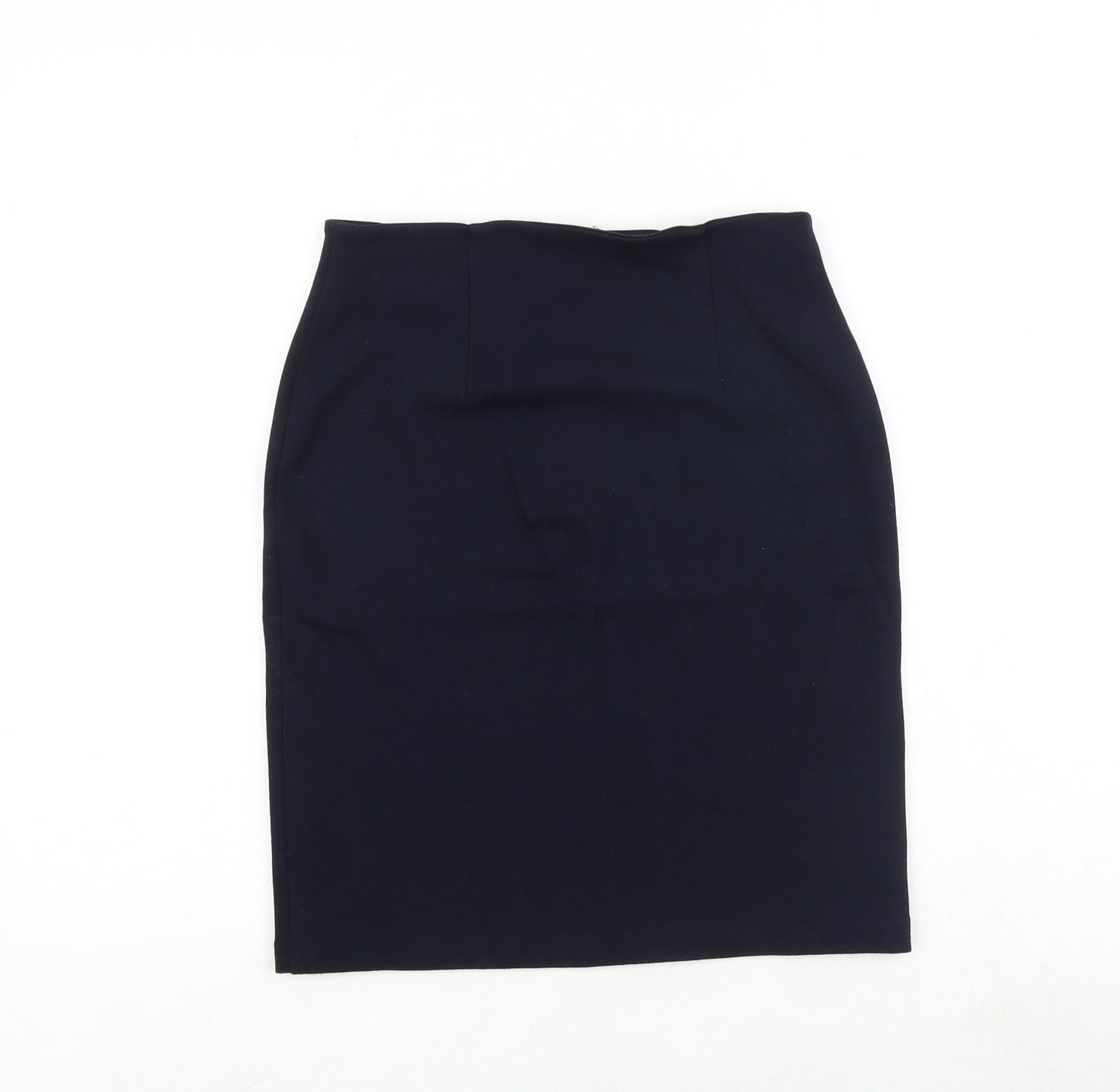 Marks and Spencer Womens Blue Viscose A-Line Skirt Size 12
