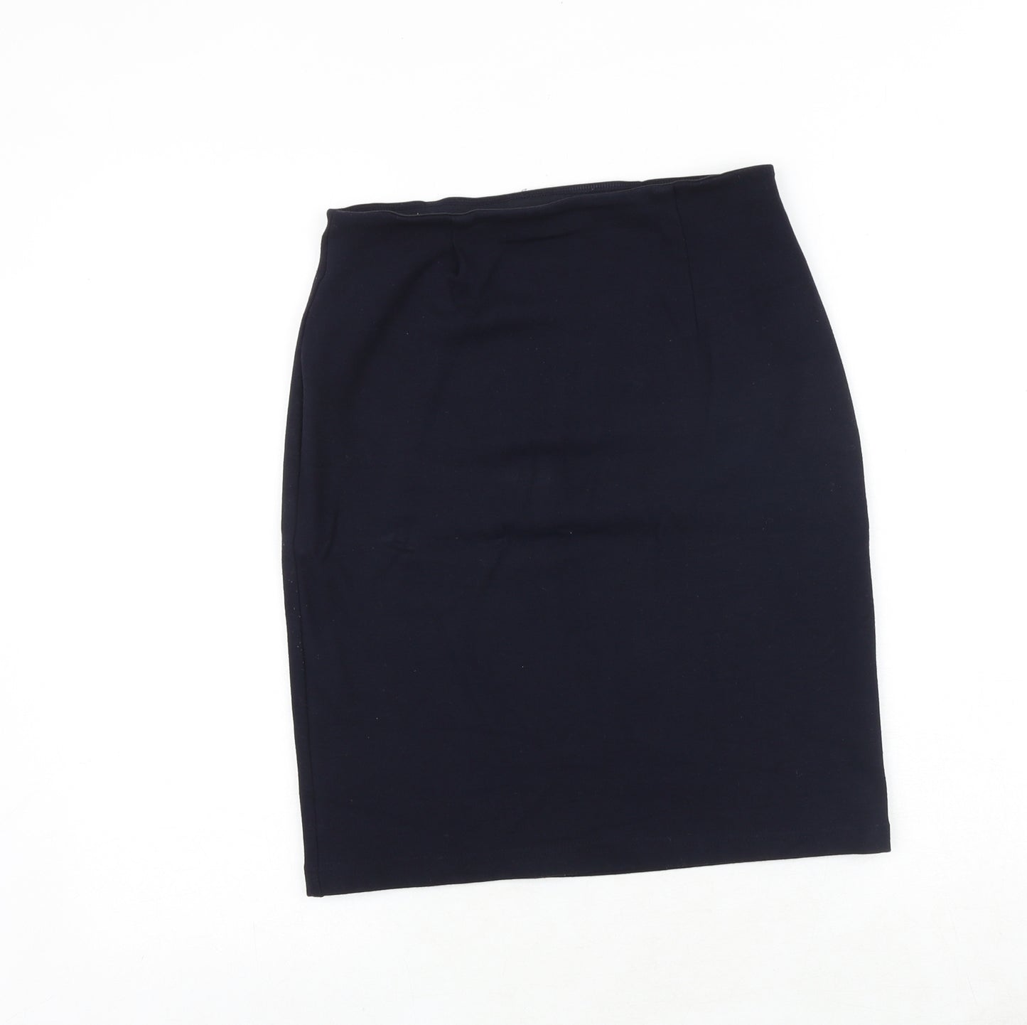 Marks and Spencer Womens Blue Viscose A-Line Skirt Size 12