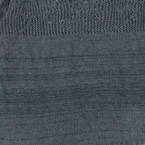 Warehouse Womens Blue Round Neck Polyester Pullover Jumper Size 8