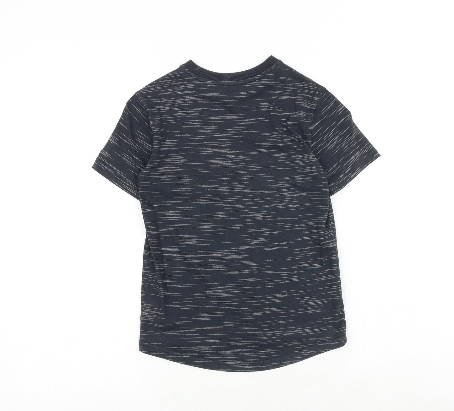 NEXT Boys Grey Geometric Cotton Pullover T-Shirt Size 6 Years Crew Neck Pullover