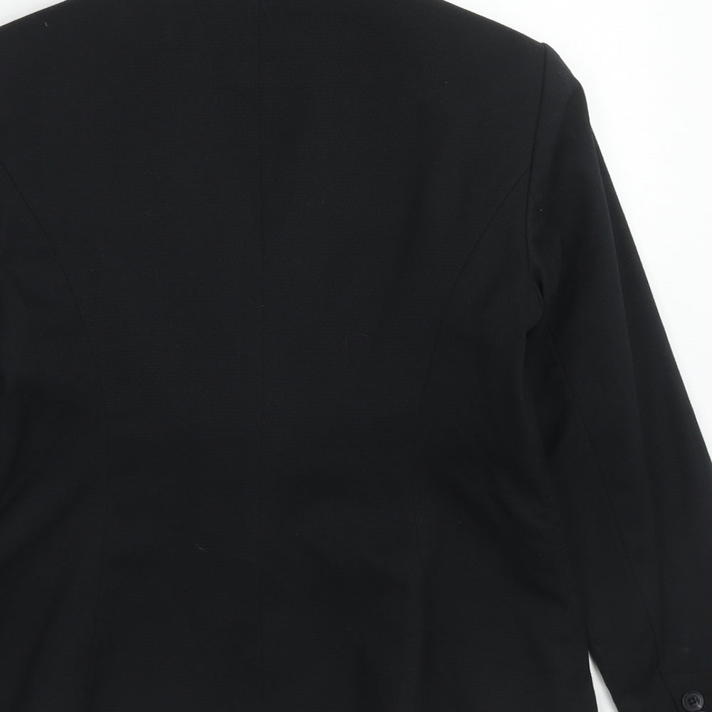Dorothy Perkins Womens Black Polyester Jacket Suit Jacket Size 8