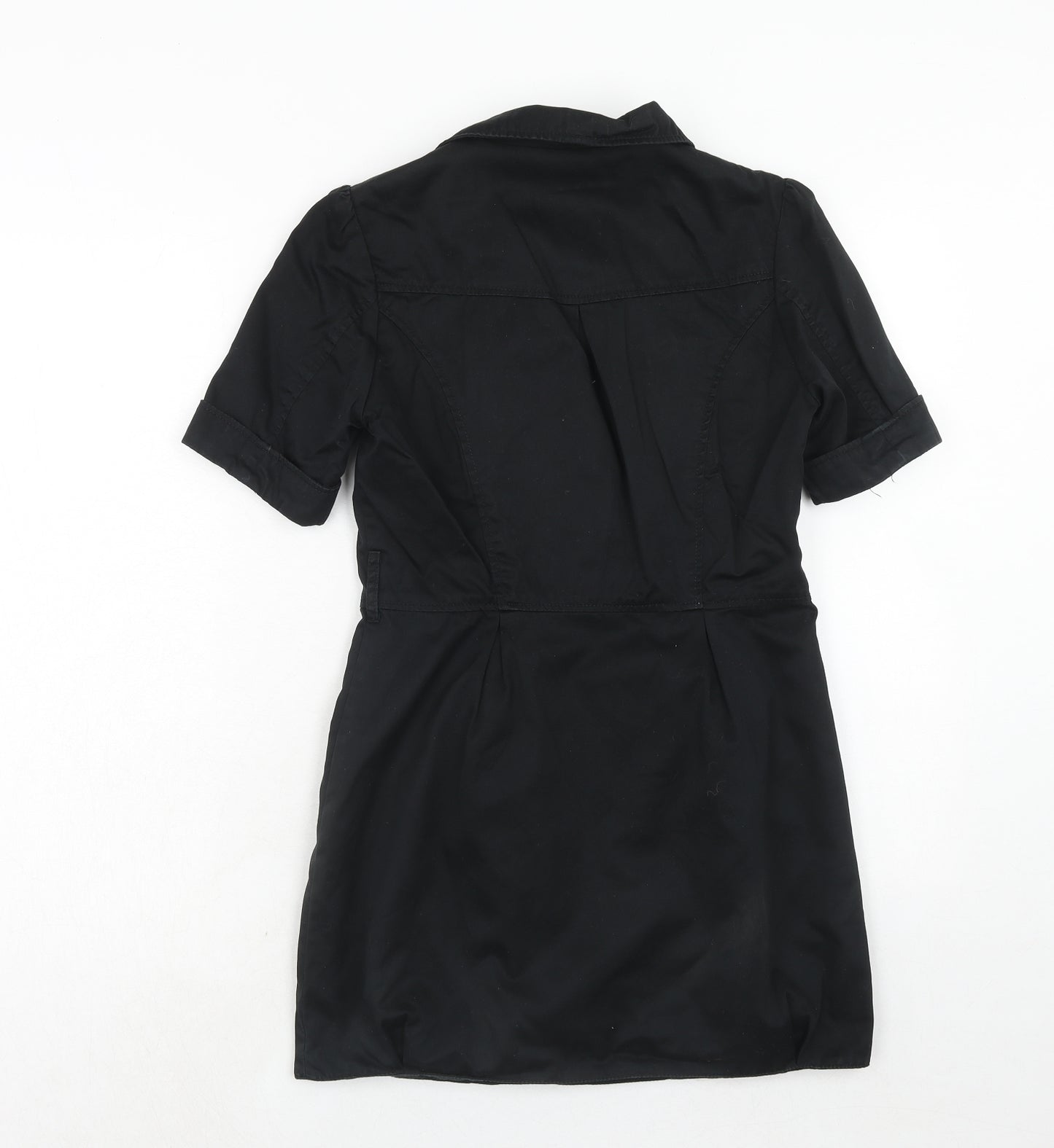 H&M Womens Black Jacket Size 6 Button