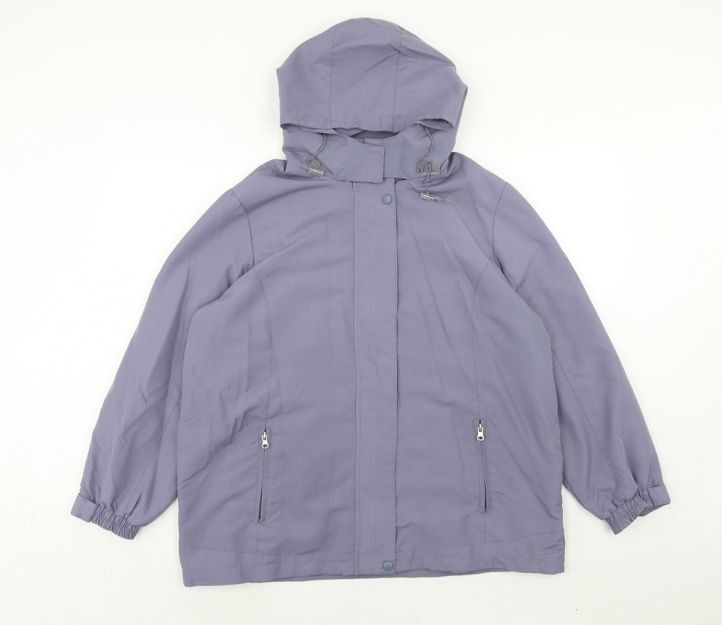 Bonmarché Womens Purple Jacket Size M Zip