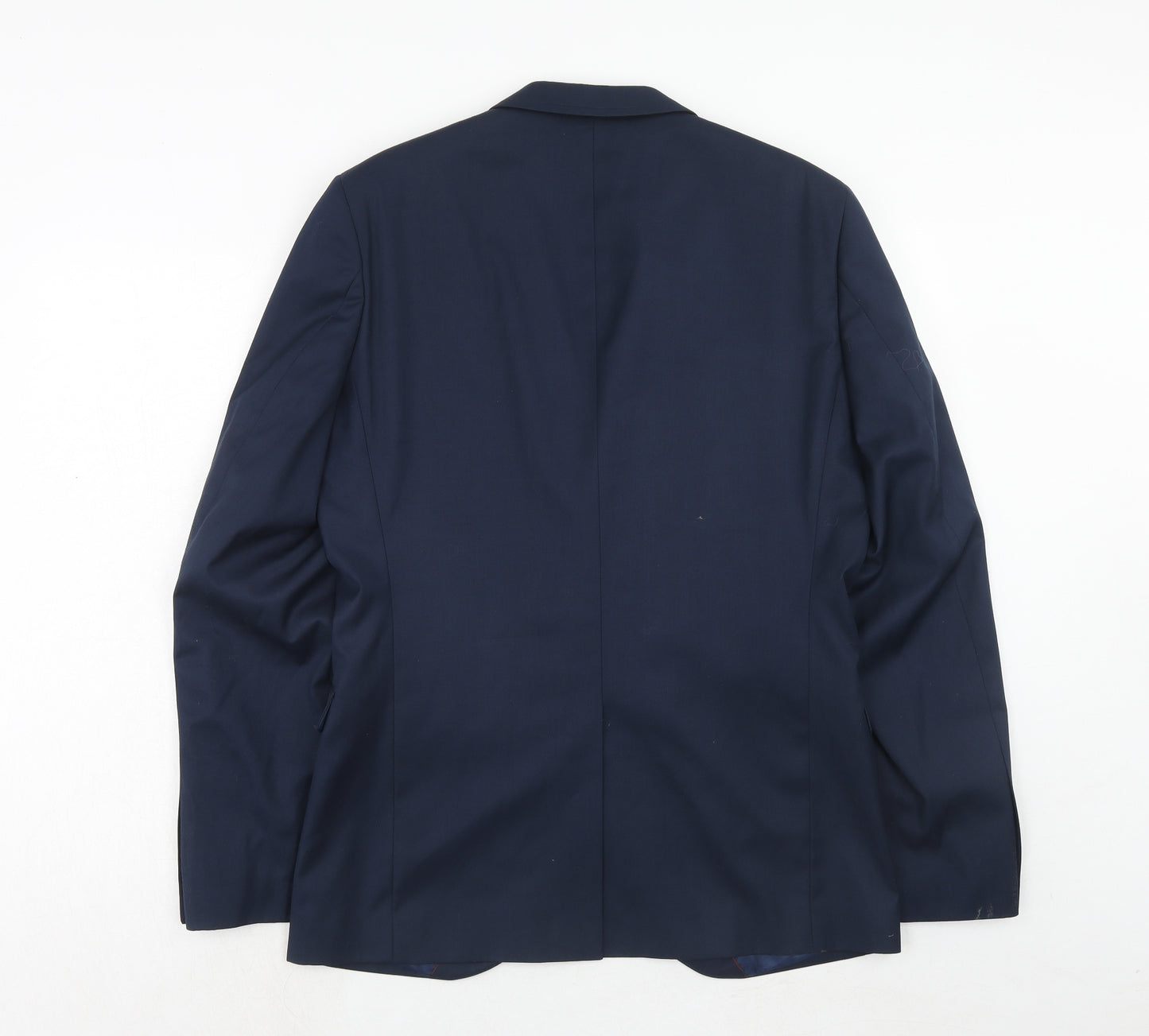 NEXT Mens Blue Polyester Jacket Suit Jacket Size 40 Regular