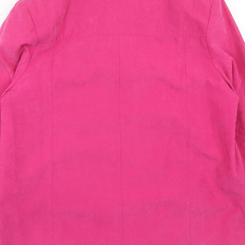 EWM Womens Pink Jacket Size 14 Button