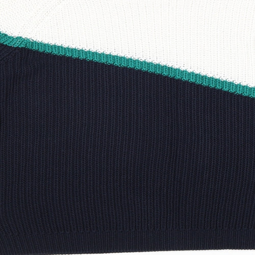 Only Womens Multicoloured Round Neck Cotton Pullover Jumper Size M