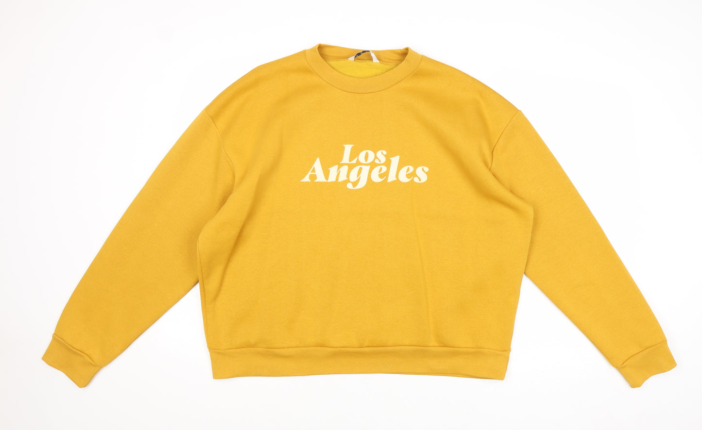 Very Womens Yellow Polyester Pullover Sweatshirt Size 12 Pullover - Los Angeles