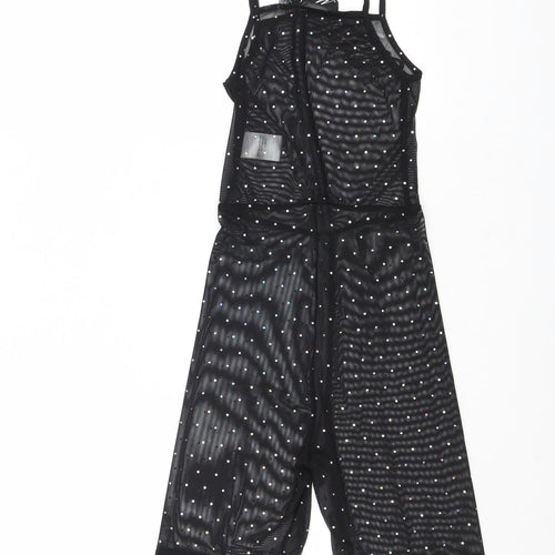 Motel Womens Black Polyester Jumpsuit One-Piece Size XS Pullover