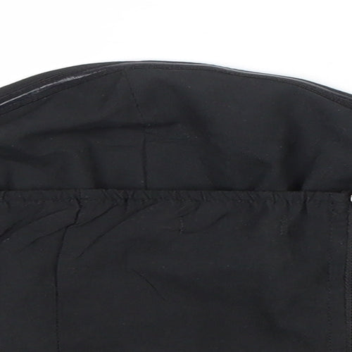 Boohoo Womens Black Polyester Cropped Tank Size 12 Sweetheart