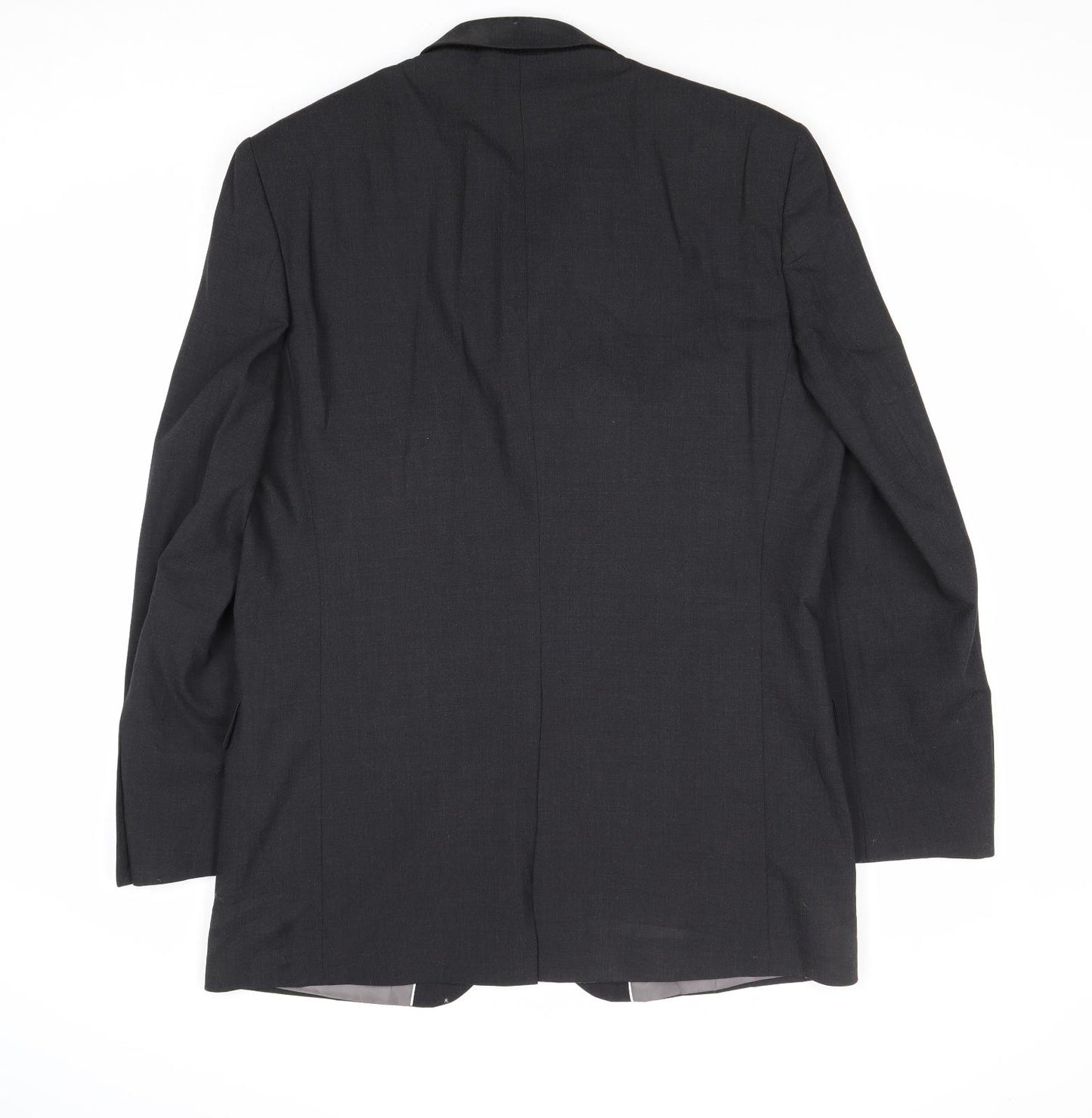 Marks and Spencer Mens Grey Polyester Jacket Suit Jacket Size 42 Regular