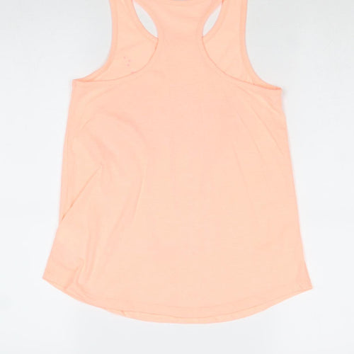 Gap Girls Orange Cotton Pullover Tank Size L Scoop Neck Pullover - Palm Trees