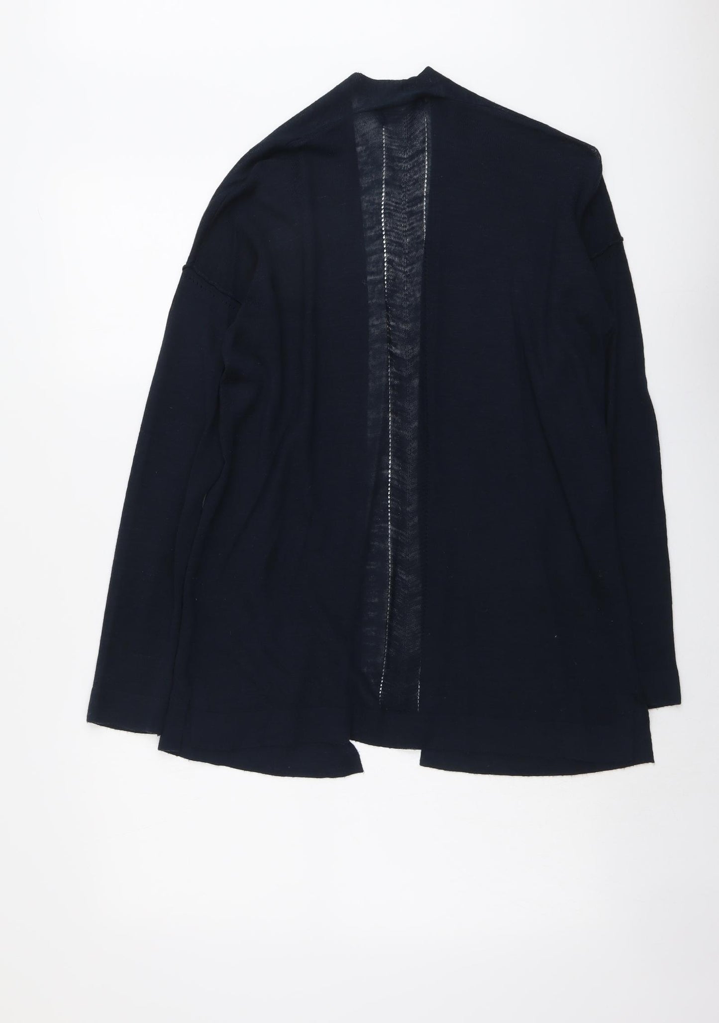NEXT Womens Blue V-Neck Acrylic Cardigan Jumper Size 10