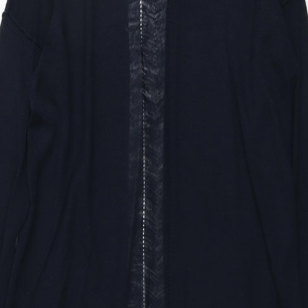 NEXT Womens Blue V-Neck Acrylic Cardigan Jumper Size 10