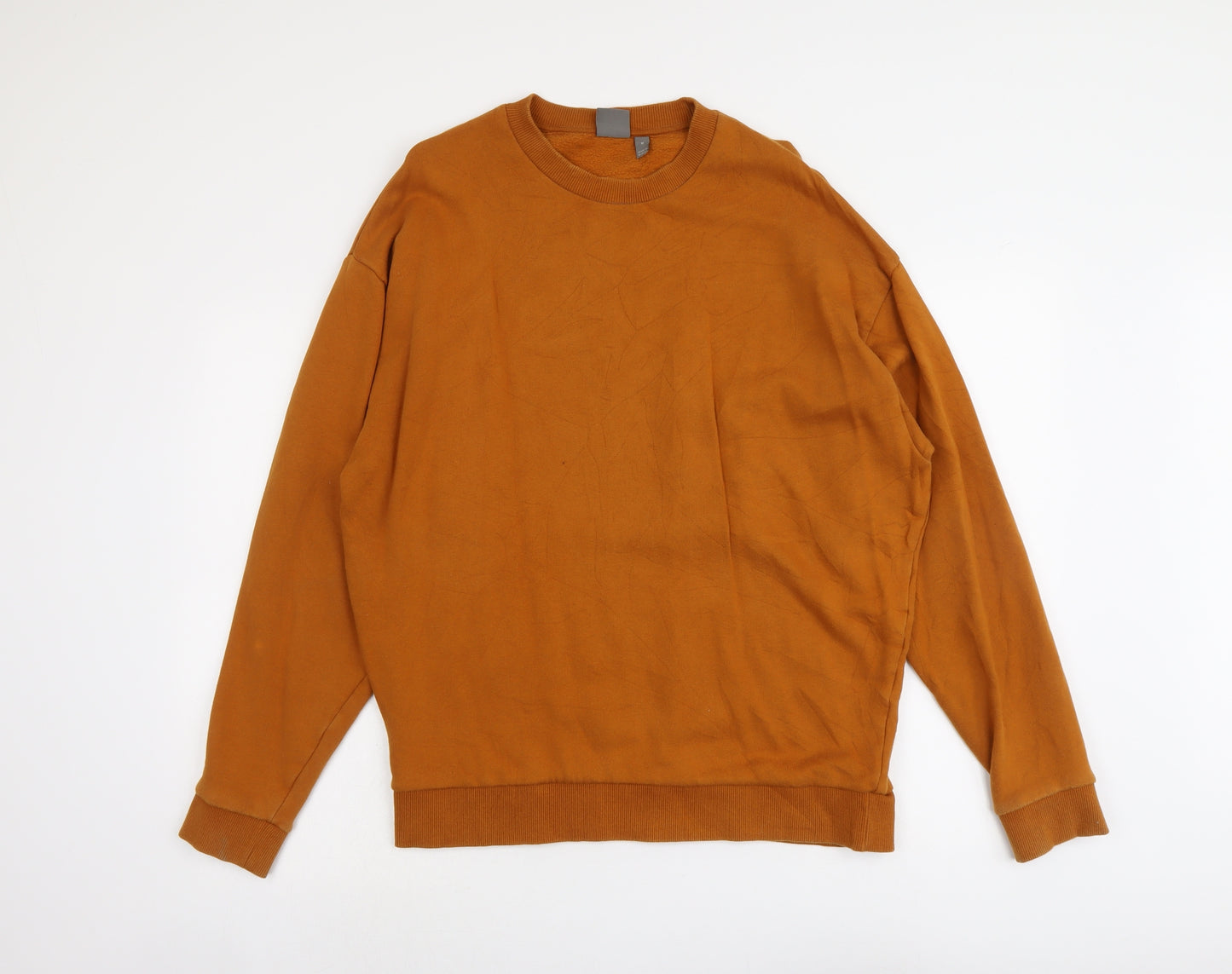 ASOS Mens Brown Cotton Pullover Sweatshirt Size M