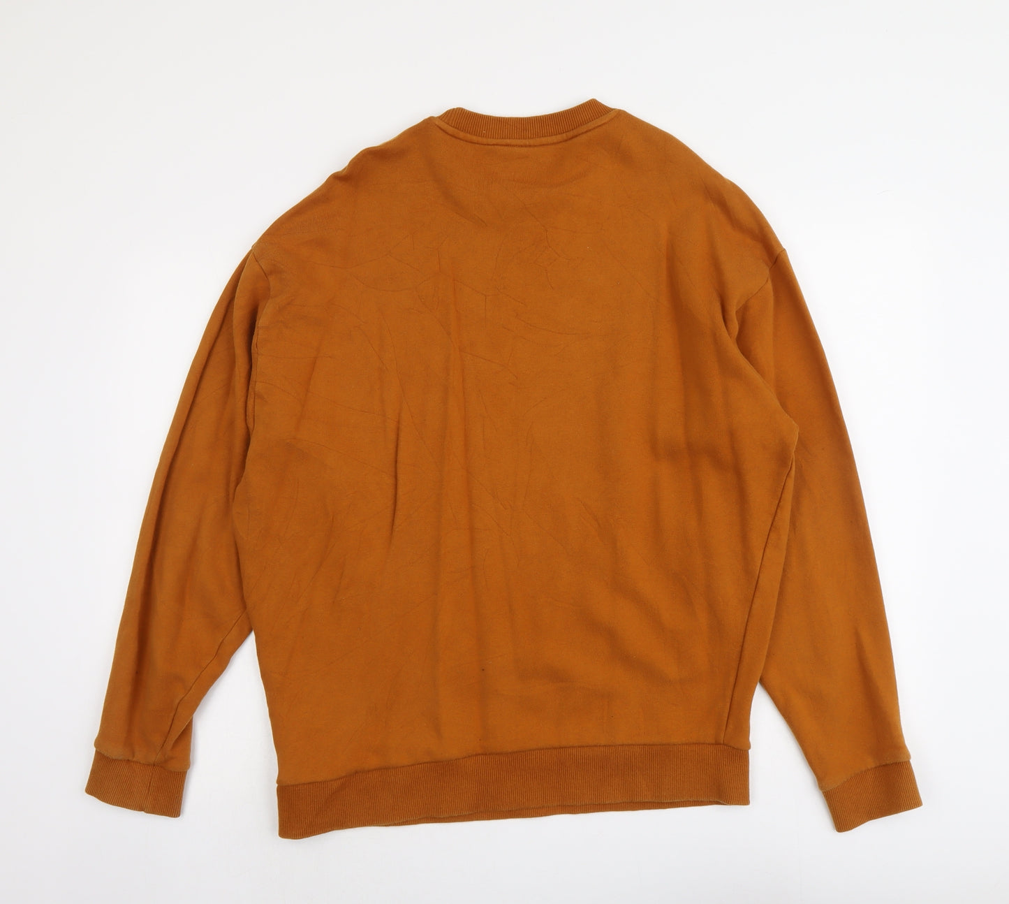 ASOS Mens Brown Cotton Pullover Sweatshirt Size M