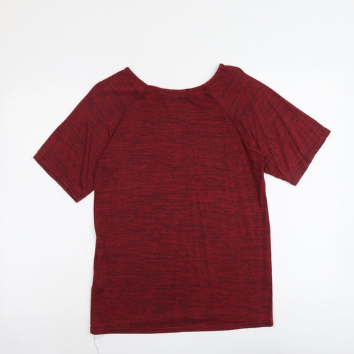 Select Womens Red Round Neck Viscose Pullover Jumper Size 10
