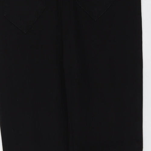 Boohoo Womens Black Cotton Skinny Jeans Size 8 L28 in Regular Button