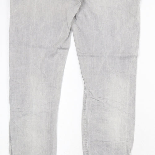 Esprit Womens Grey Cotton Skinny Jeans Size 31 in Regular Zip