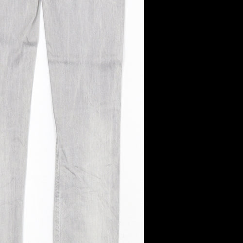 Esprit Womens Grey Cotton Skinny Jeans Size 31 in Regular Zip