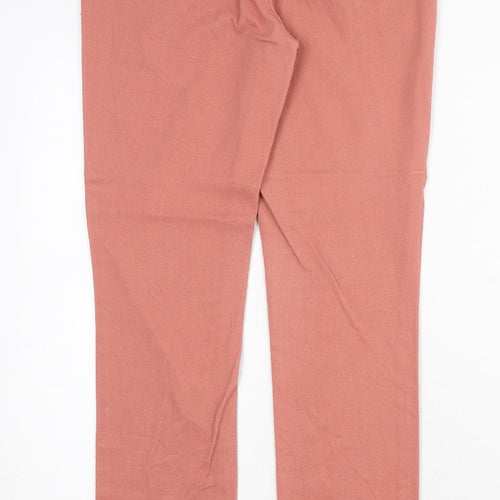 Miso Womens Pink Cotton Skinny Jeans Size 10 Regular Zip