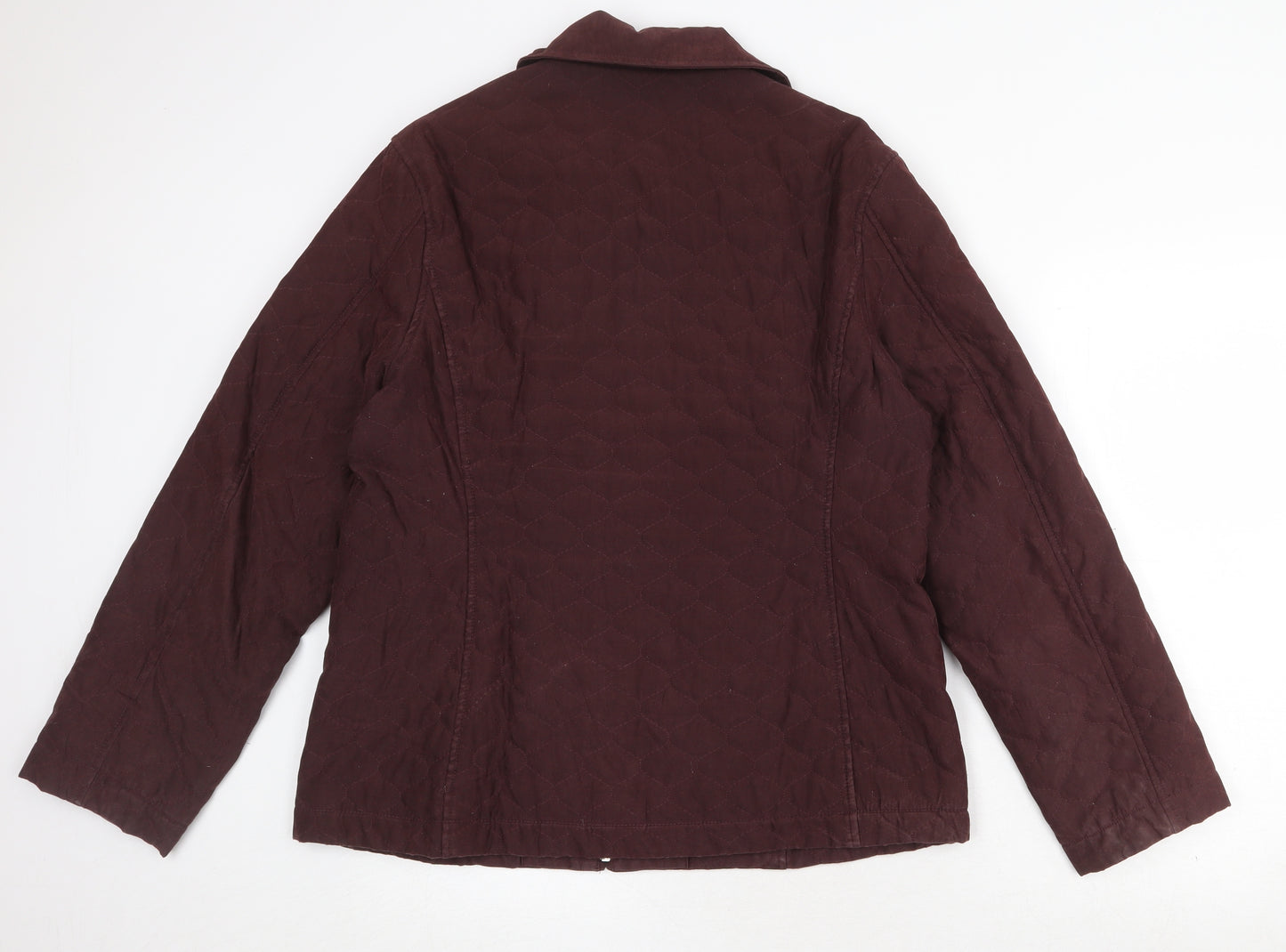 Richards Womens Red Jacket Size 16 Zip