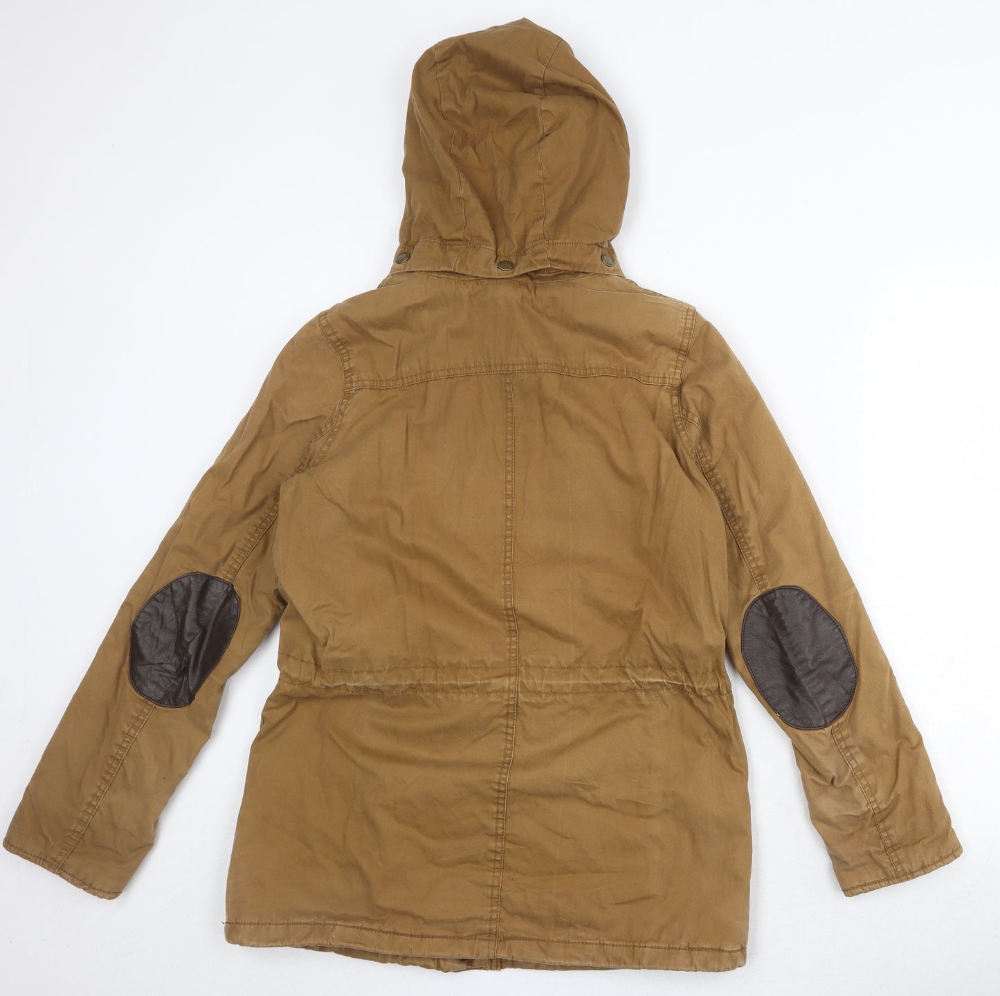 H&M Womens Brown Jacket Size 10 Zip