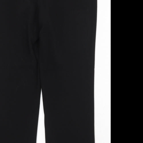 Bonmarché Womens Black Polyester Trousers Size 12 Regular