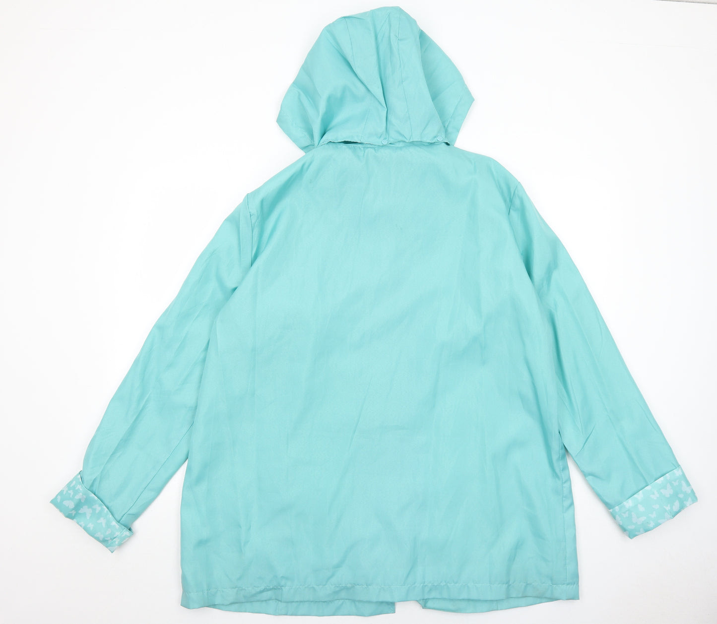 Anne De Lancay Womens Green Jacket Size 18 Button