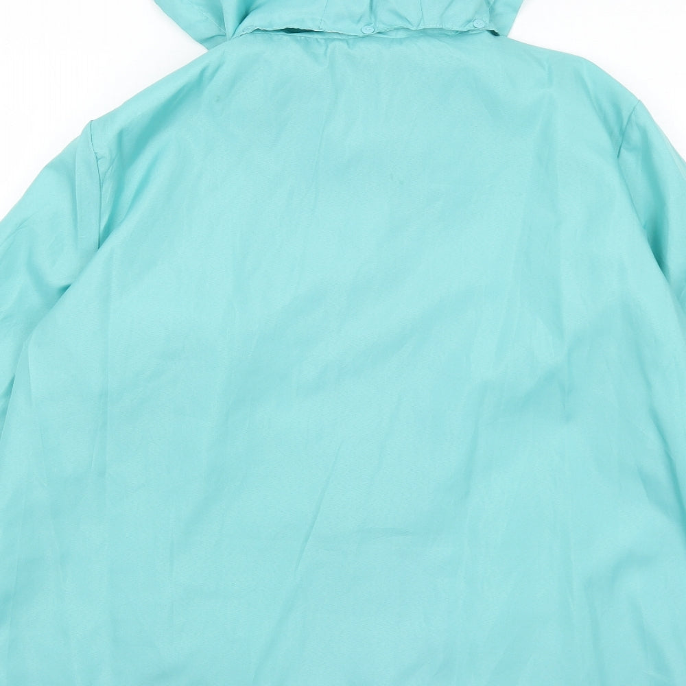 Anne De Lancay Womens Green Jacket Size 18 Button