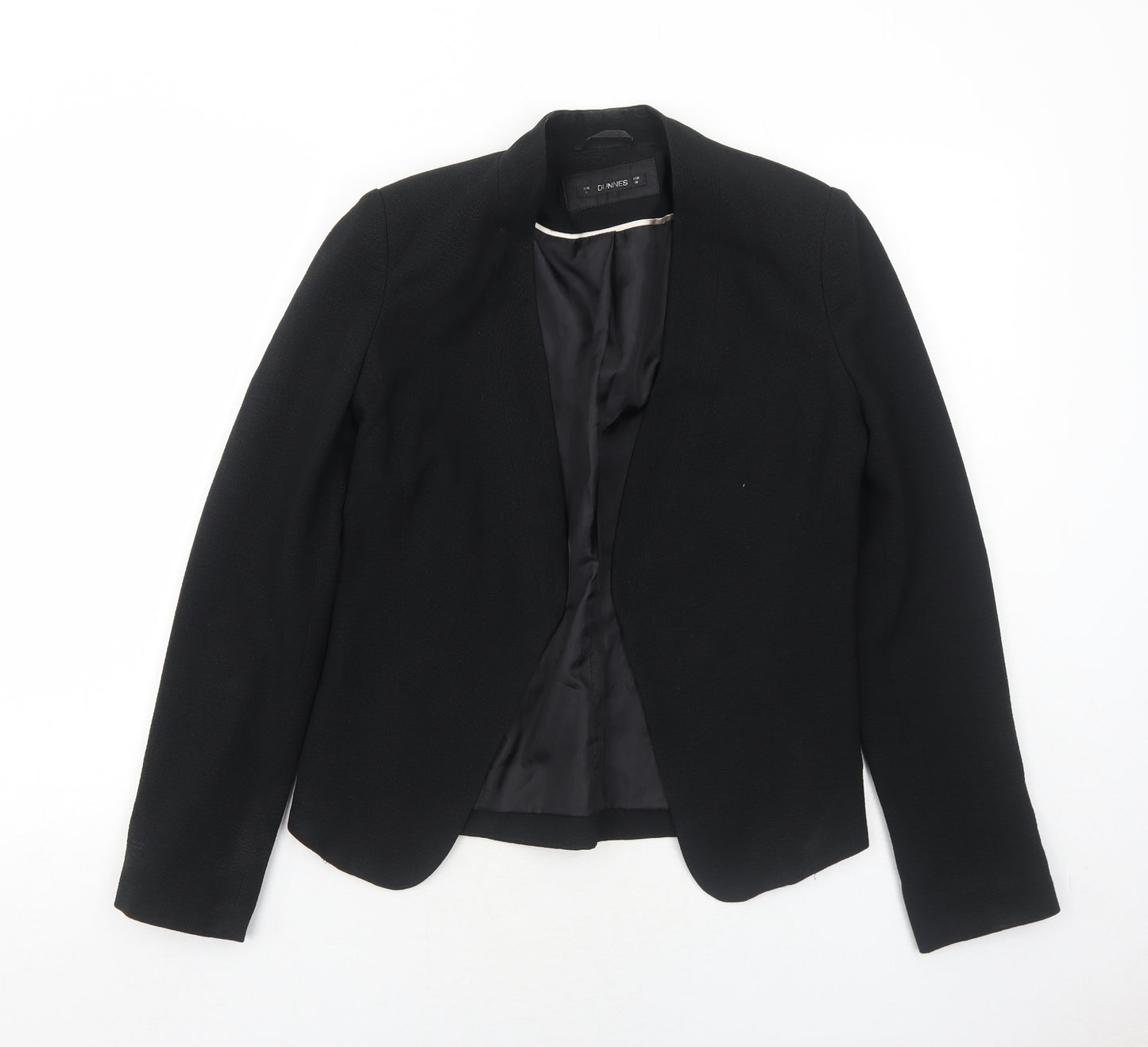 Dunnes Stores Womens Black Jacket Blazer Size 8