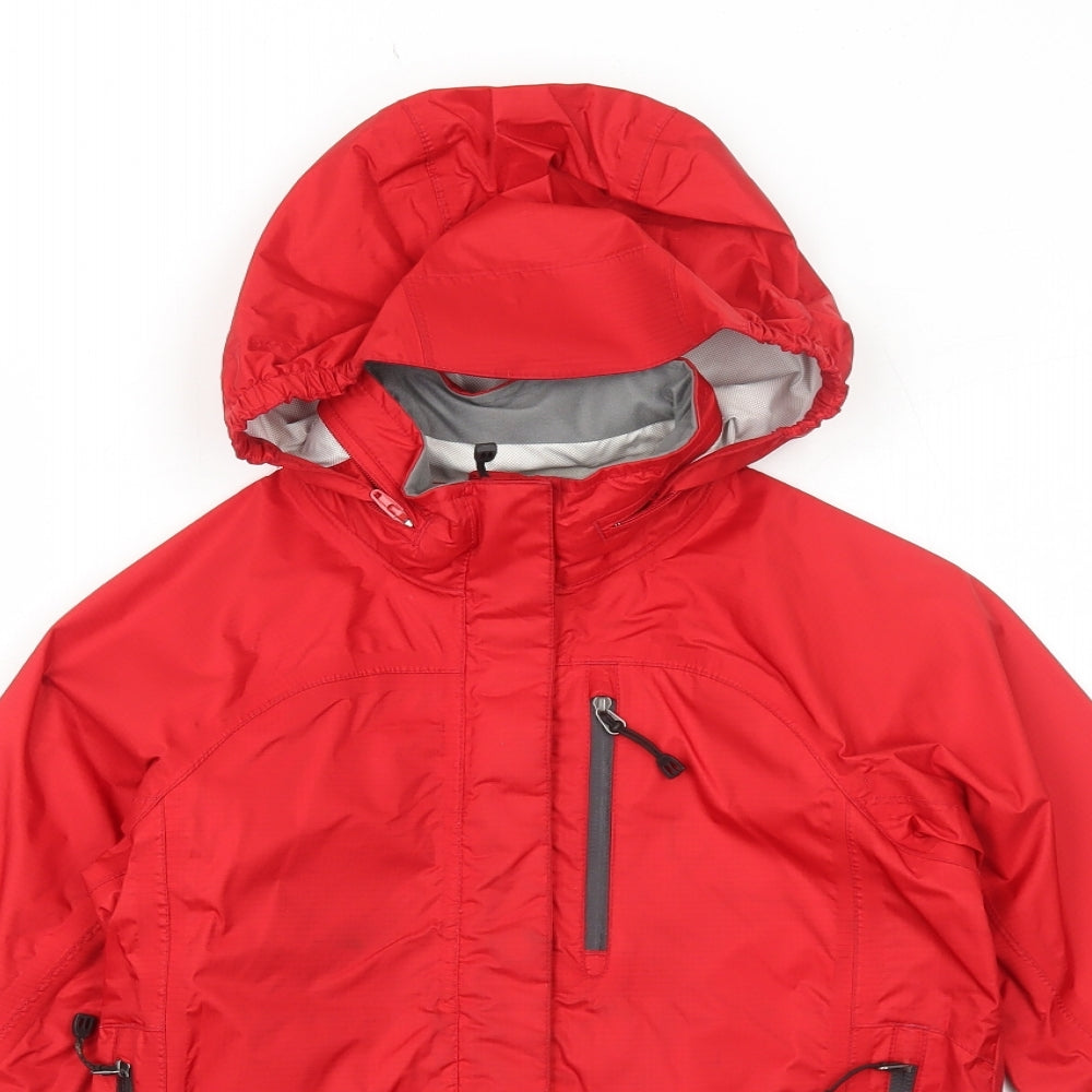 REI Boys Red Windbreaker Jacket Size 6-7 Years Zip
