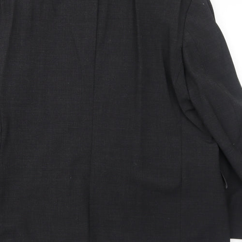 Impressions Mens Grey Polyester Jacket Suit Jacket Size 42 Regular