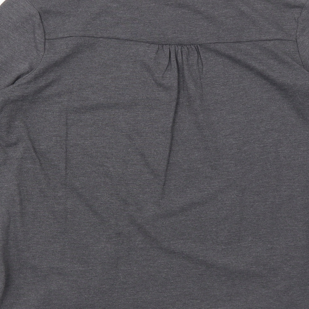 NEXT Girls Grey Cotton Pullover T-Shirt Size 12 Years Boat Neck Pullover - All You Need is Sparkle