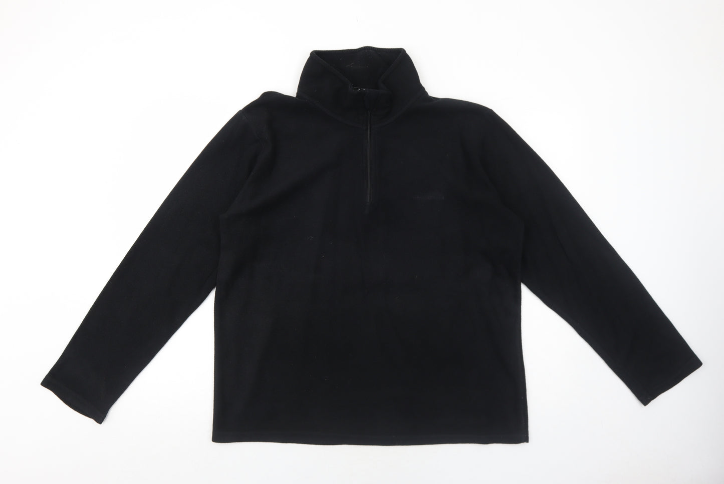 Freedom Trail Mens Black Polyester Pullover Sweatshirt Size L