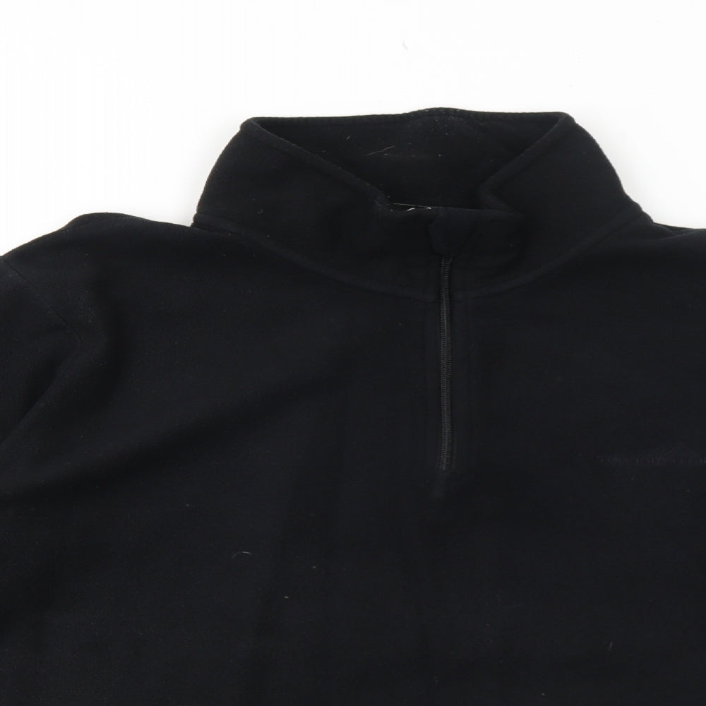 Freedom Trail Mens Black Polyester Pullover Sweatshirt Size L
