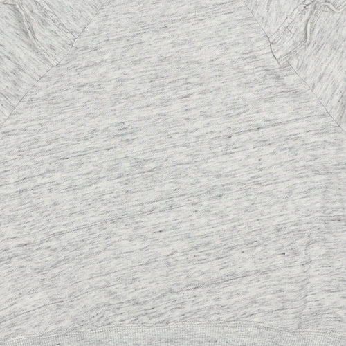 Abercrombie & Fitch Girls Grey Round Neck Geometric Cotton Pullover Jumper Size 11-12 Years Pullover - Be Inspiring